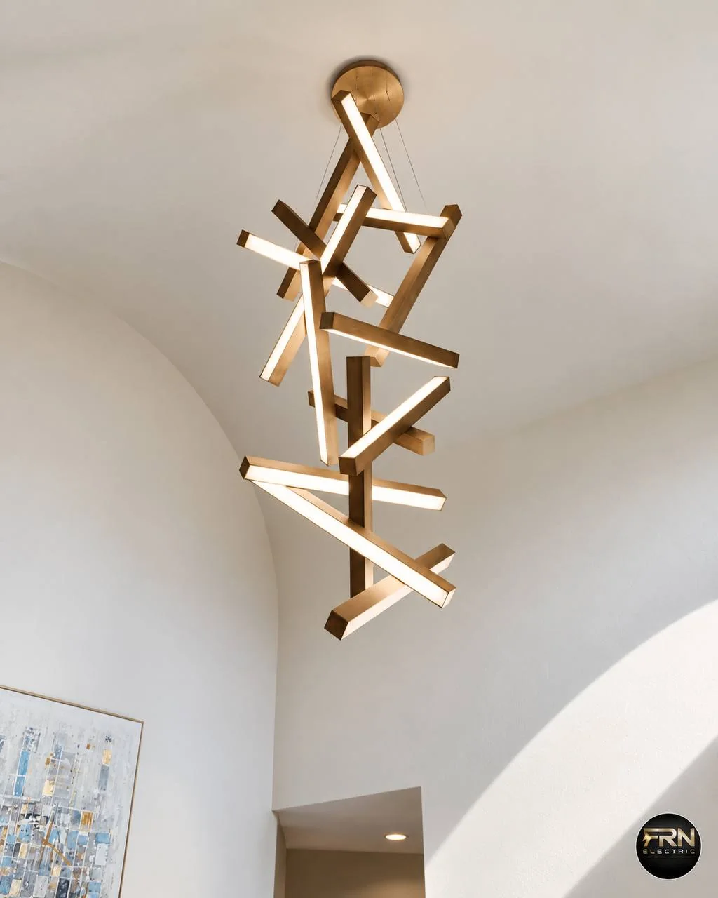 Statement pendant installation