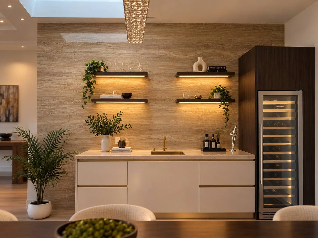 Integrated shelf lighting